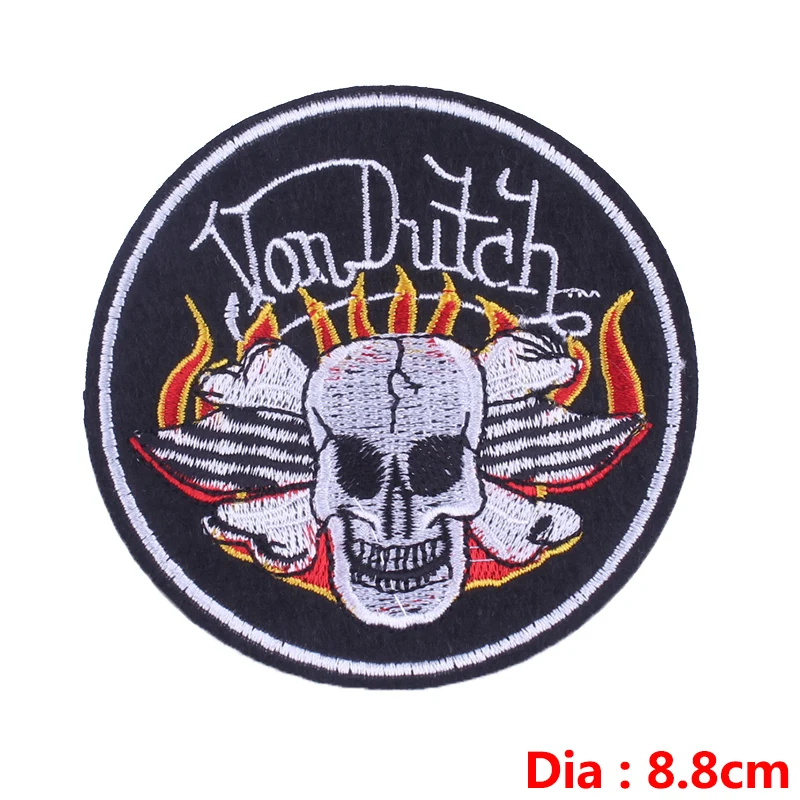 DIY черепа странные дела патчи для одежды гладить на палец аппликации поделки