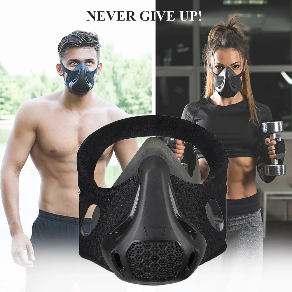 

Sports Running Mask Training Fitness Gym Workout Cycling Elevation Conditioning High Altitude Training Sport Masks fast shipping