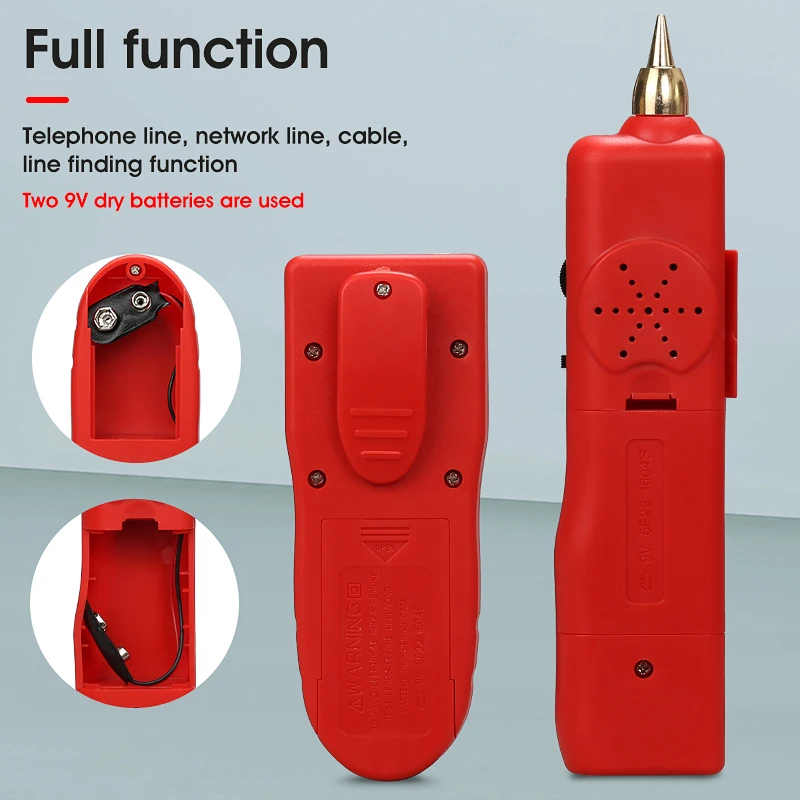 RJ11 RJ45 Cat5 Cat6 Telephone Wire Tracker Tracer Toner Ethernet LAN Network Cable Tester Detector Line Finder network cable tester