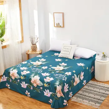 

Bed Linen Cotton Home Bed Sheet for Double Couple Mattress Cover Queen King Full Twin Size Wholesale Sheets 250x270cm