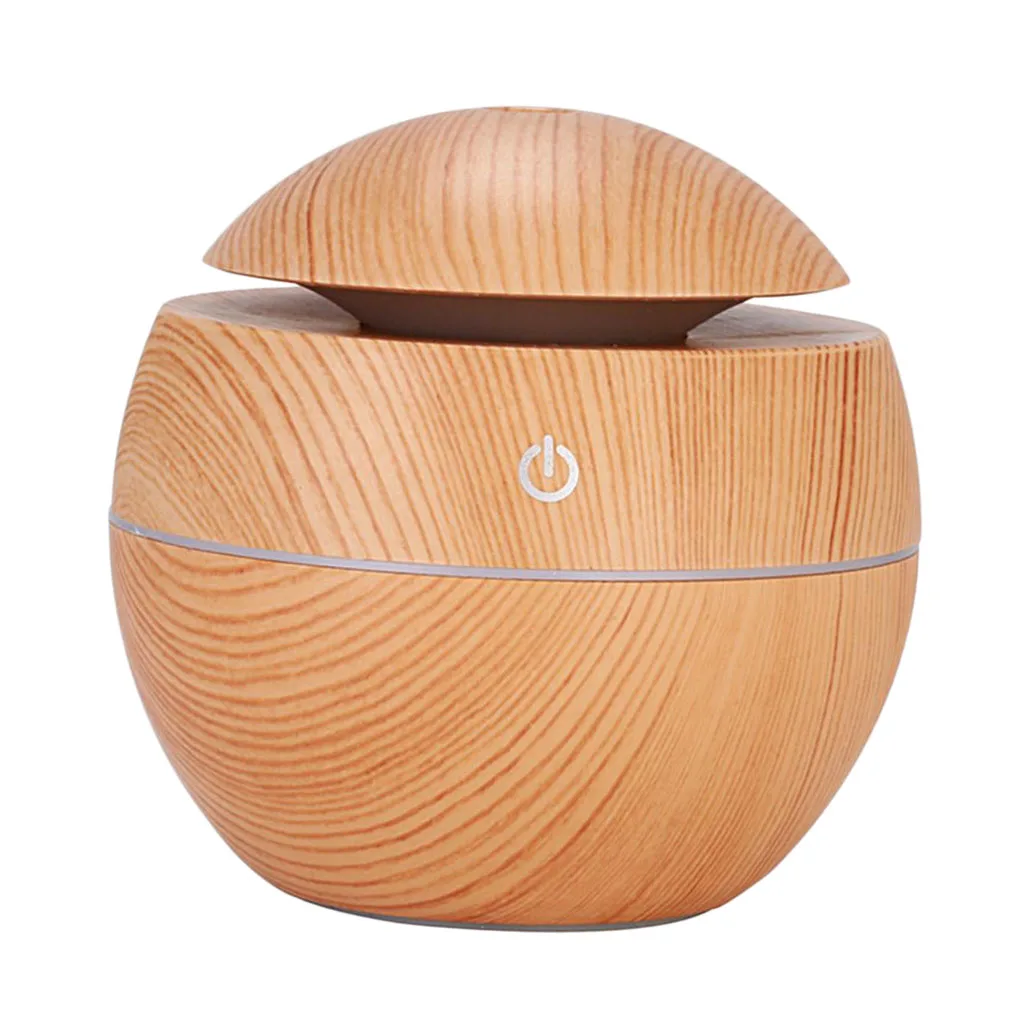 Wood Grain Aromatherapy Diffuser Air Mist Humidifier for Bedroom Baby Women Office Yoga SPA