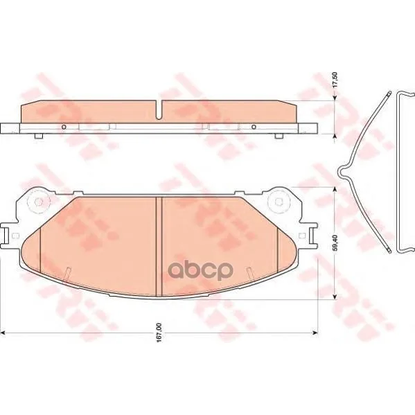 Gdb3484_[0446548150]!Колодки Дисковые П Lexus Rx 3.5 09 Trw/Lucas Gdb3484 TRW/Lucas арт. GDB3484