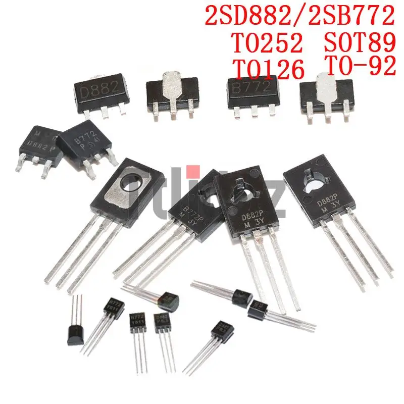 2SB772 B772 30V 3A PNP Medium Power Transistor SOT-89 In Pakistan - Foto 6