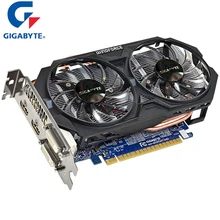 Видеокарта GIGABYTE Nvidia GTX 750 Ti с видеокартой NVIDIA GeForce WINDFORCE 2X Gtx 750 Ti GPU 2 ГБ GDDR5 128 бит