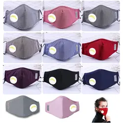 1 шт. модная унисекс хлопковая маска для дыхания PM2.5 маска для рта против пыли маска против загрязнений ткань фильтр с активированным углем