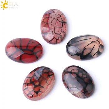 Red Dragon Veins Cabochon Stone 1