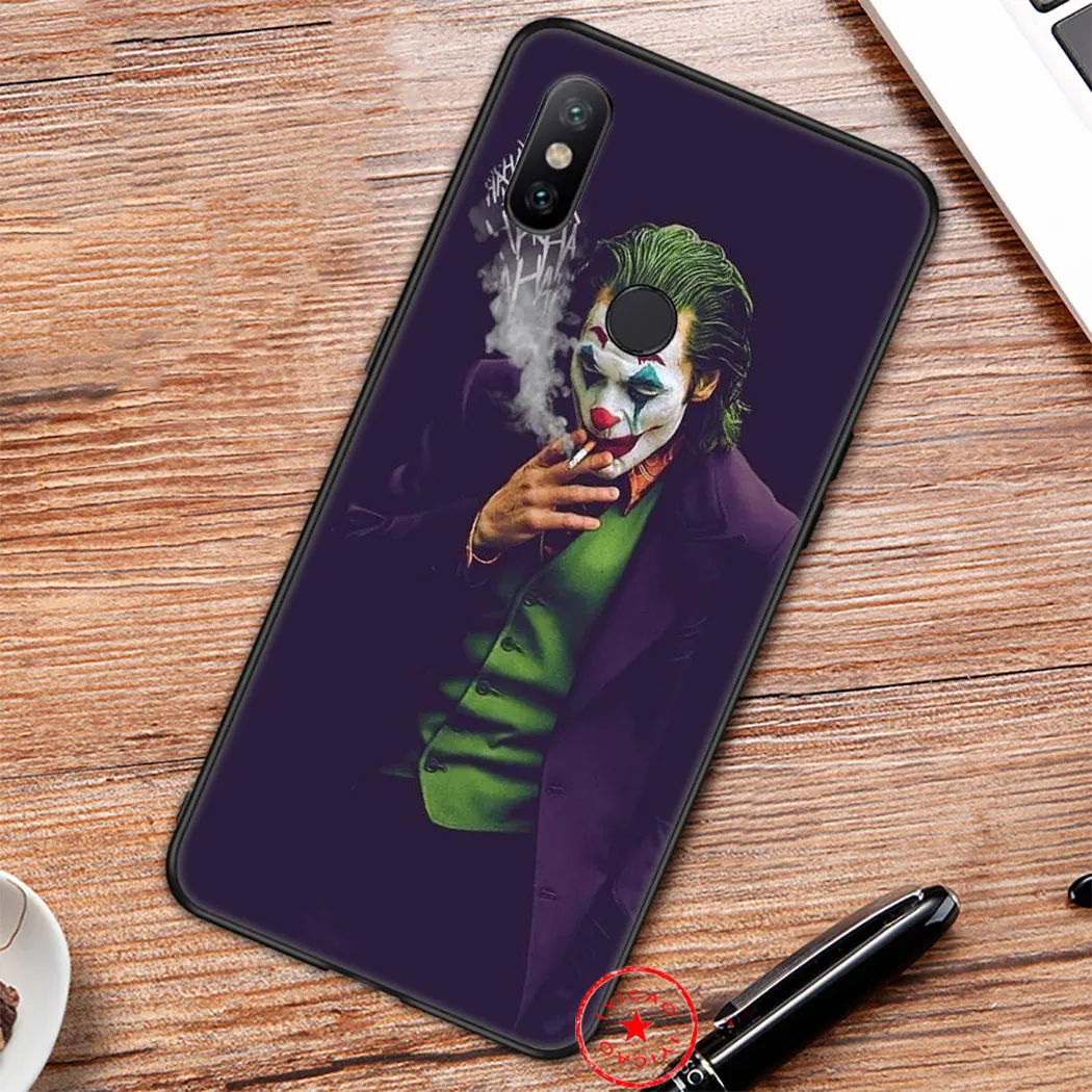 В стиле «Джокер» фильм хоакином Фениксом мягкий чехол для Xiaomi 9 8 A2 Lite A1 6 pocophone f1 макс 3 CC9 CC9E 9T A3 Pro Mix2s 5X 6X чехол