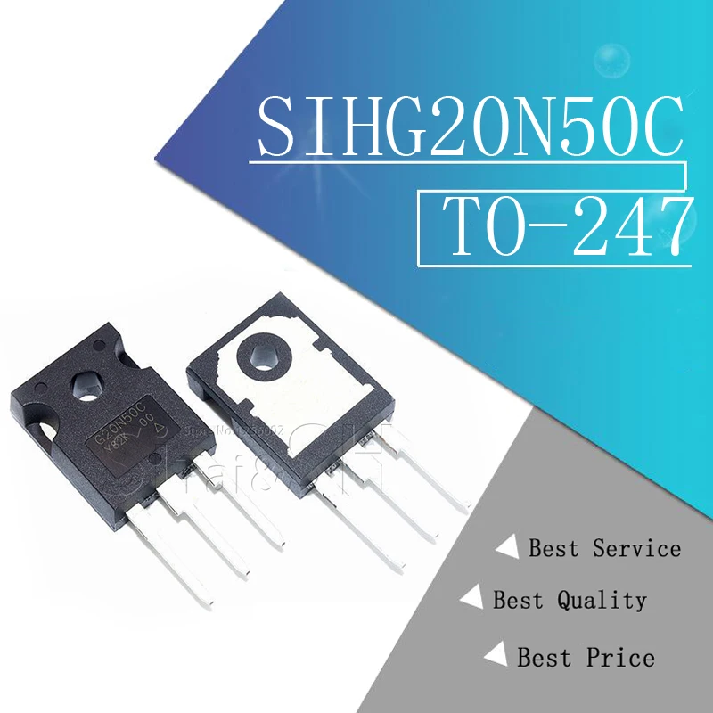 5PCS SIHG20N50C TO-247 G20N50C 20A 500V TO247 MOS FET | Электронные компоненты и принадлежности