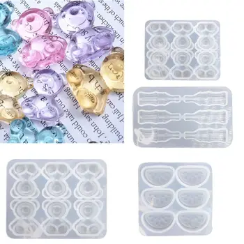 

DIY Cute Gummy Molds Silicone Bear Orange Candy Chocolate Coke Drink Bottle Expory Resin Casting Pendant Mold Art Craft