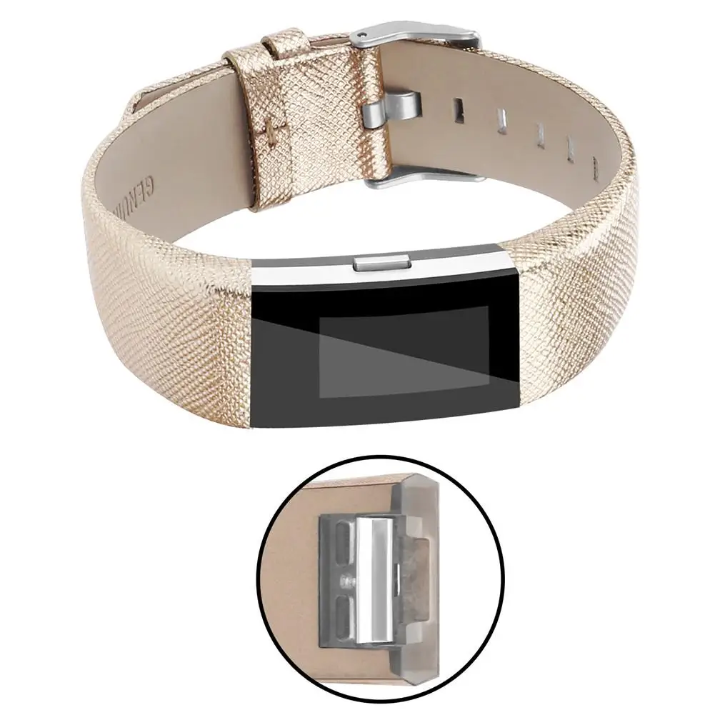 Умный Фитнес-браслет наручный ремешок на замену ремешок для FitBit Charge 2 Натуральная кожа ремешок для FitBit Charge 2