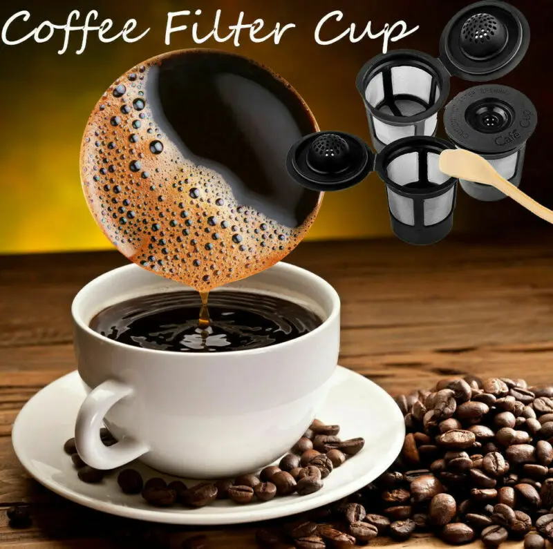 3 многоразовых кофейного фильтра K Cup фильтрующая капсула для кофеварки Keurig K50 и K55