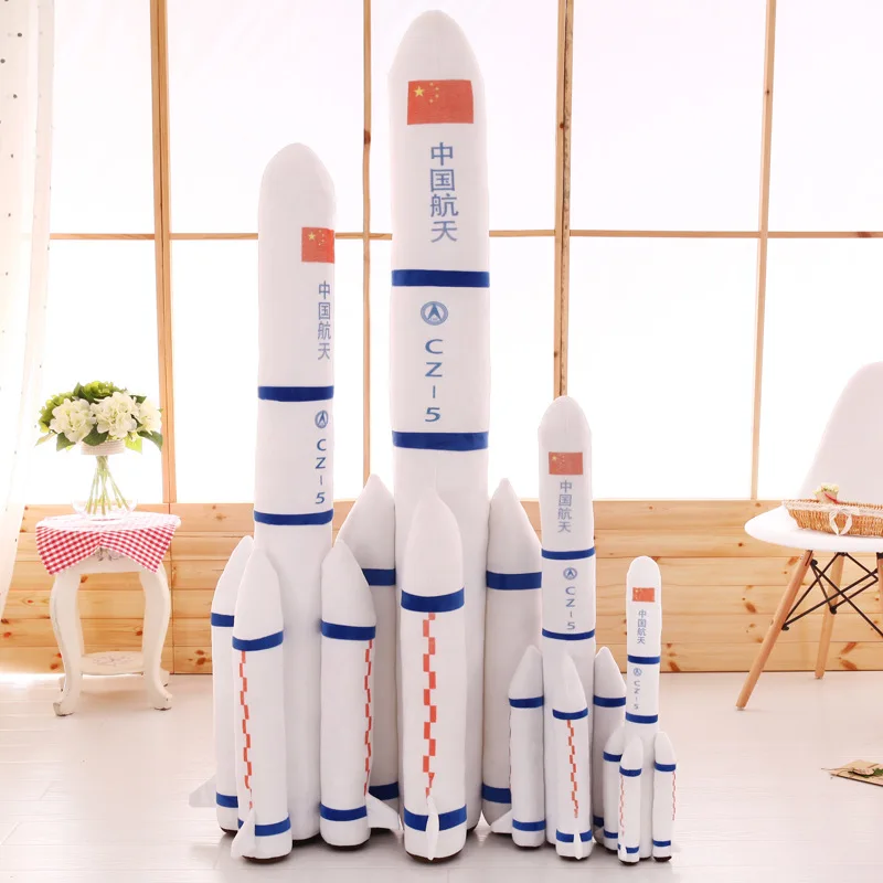 

Plush Pillow Aerospace Transmitter Young STUDENT'S Gift Model Rocket Model Airplane Doll