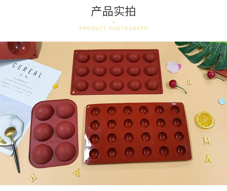 Silicone mold silicone baking pan for pastry molds bakeware sphere ball mold silicone mold for pops cake mold Silicone bakeware