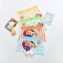 2 шт./партия, трусы для мальчиков, нижнее белье для маленьких мальчиков с героями мультфильмов, детские трусы-боксеры нижнее белье трусики для детей от 2 до 10 лет, трусики