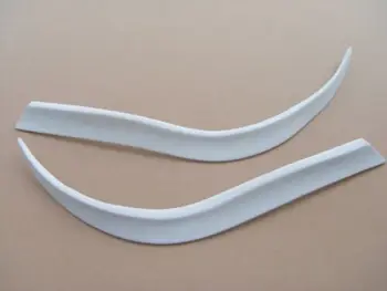 

Unpainted Headlight Bottom Eyebrows Eyelids for 2008-2012 2009 Subaru Impreza