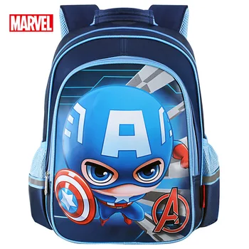

Genuine Disney Marvel Cartoon Plush Backpack The Avengers Figures Iron Man Spiderman Superman Children Toy Birthday Gift Toy New