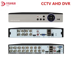 4ch 8ch 16ch ahd dvr 5m n hybird nvr 5 em 1 cctv gravador de vídeo digital para 5mp ahd/cvi/tvi/cvi/ip câmera vga hdmi saída de vídeo