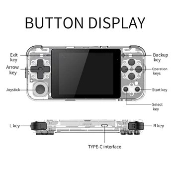 

Q90 joystick handheld game console Retro Video Game Console Game Player 3.0 inch Screen compatible with multi-emulator games