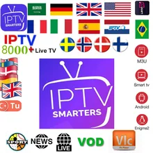 Испания IP tv 1 год подписки 8000 Европа арабский Швеция Нидерланды Германия Италия Великобритания США CA VOD Ip tv m3u enigma2 Android tv Box