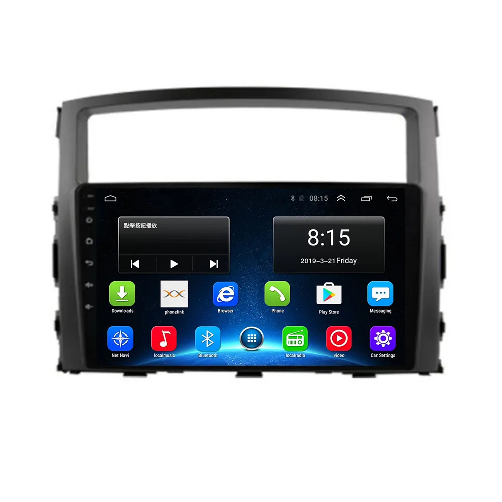 Android 10 0 2 + 32G для Mitsubishi Pajero V93/V97 2007 2008- 2017 2018 2019 мультимедийный стерео автомобильный