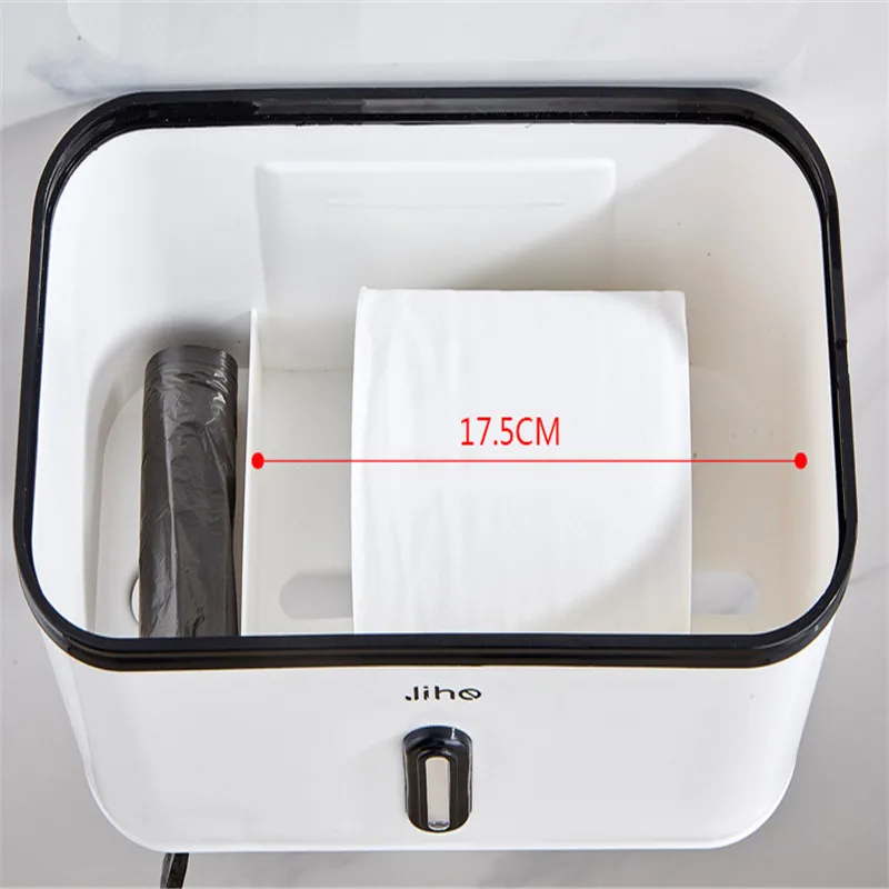Держатель для туалетной бумаги, водонепроницаемый держатель для туалетной бумаги, держатель для полотенец, пластиковый бумажный рулон, лоток для рук, коробка для туалетной бумаги
