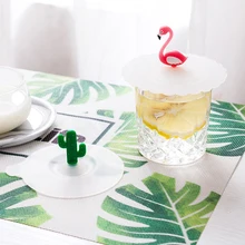 Герметичные кружки Крышка многоразовые чашки Крышка Чаша силиконовая крышка стекло сильная герметичная впитываемость уплотнения изоляция Кухня Посуда для напитков