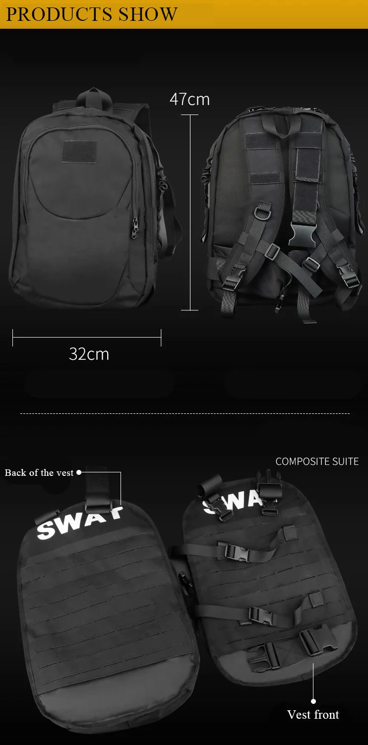 SINAIRSOFT sac à dos porte plaque – vue 2