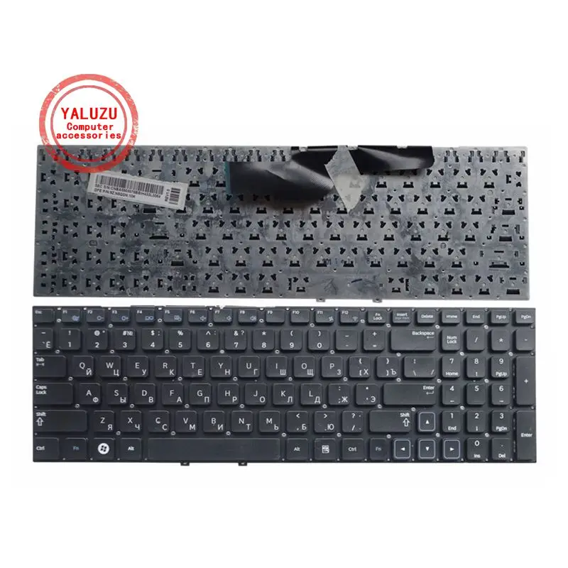 Новая русская клавиатура для Samsung NP300E5C 300E5C NP300E5X 300E5X RU lsptop без рамки черная |