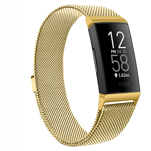 Magnetic Milanese Strap For Fitbit Charge 4 3 Band Replacement Wristband Watchband For Fitbit Charge 3 SE Strap Men Female