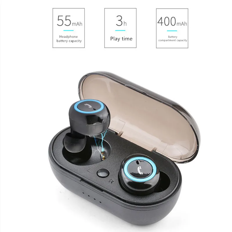 Мини гарнитура Bluetooth функция вызова портативная с длинным аккумулятором и