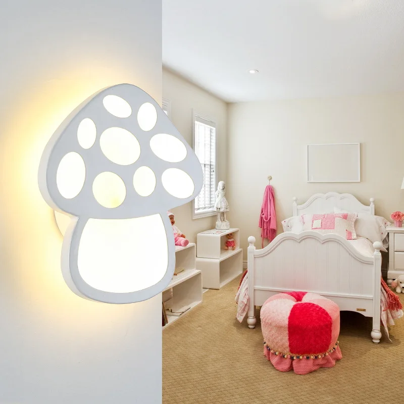 Милая Современная прикроватная светодиодная настенная лампа для спальни