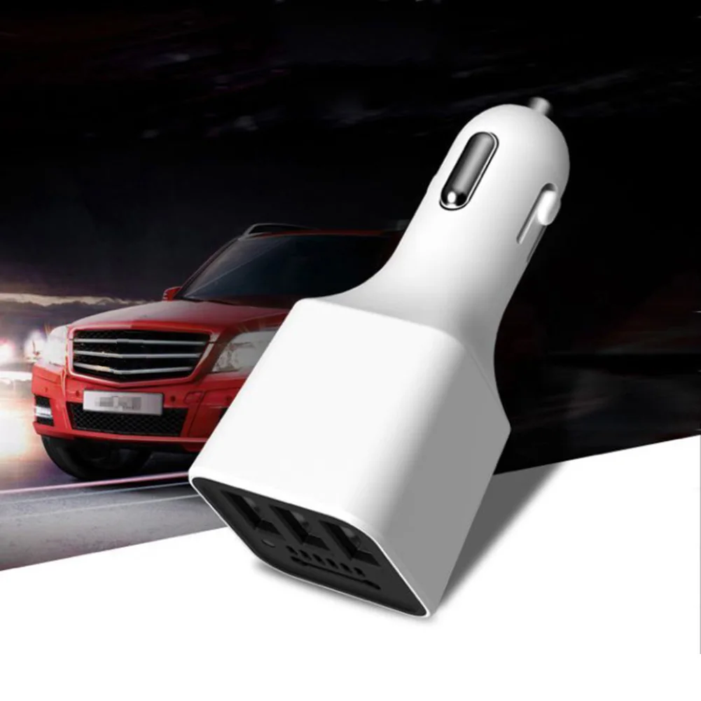 Очиститель воздуха портативный 3 USB портативная Зажигалка гнездо отрицательных ионов ионизатор переходник для автомобиля генератор кислорода очиститель автомобильное зарядное устройство