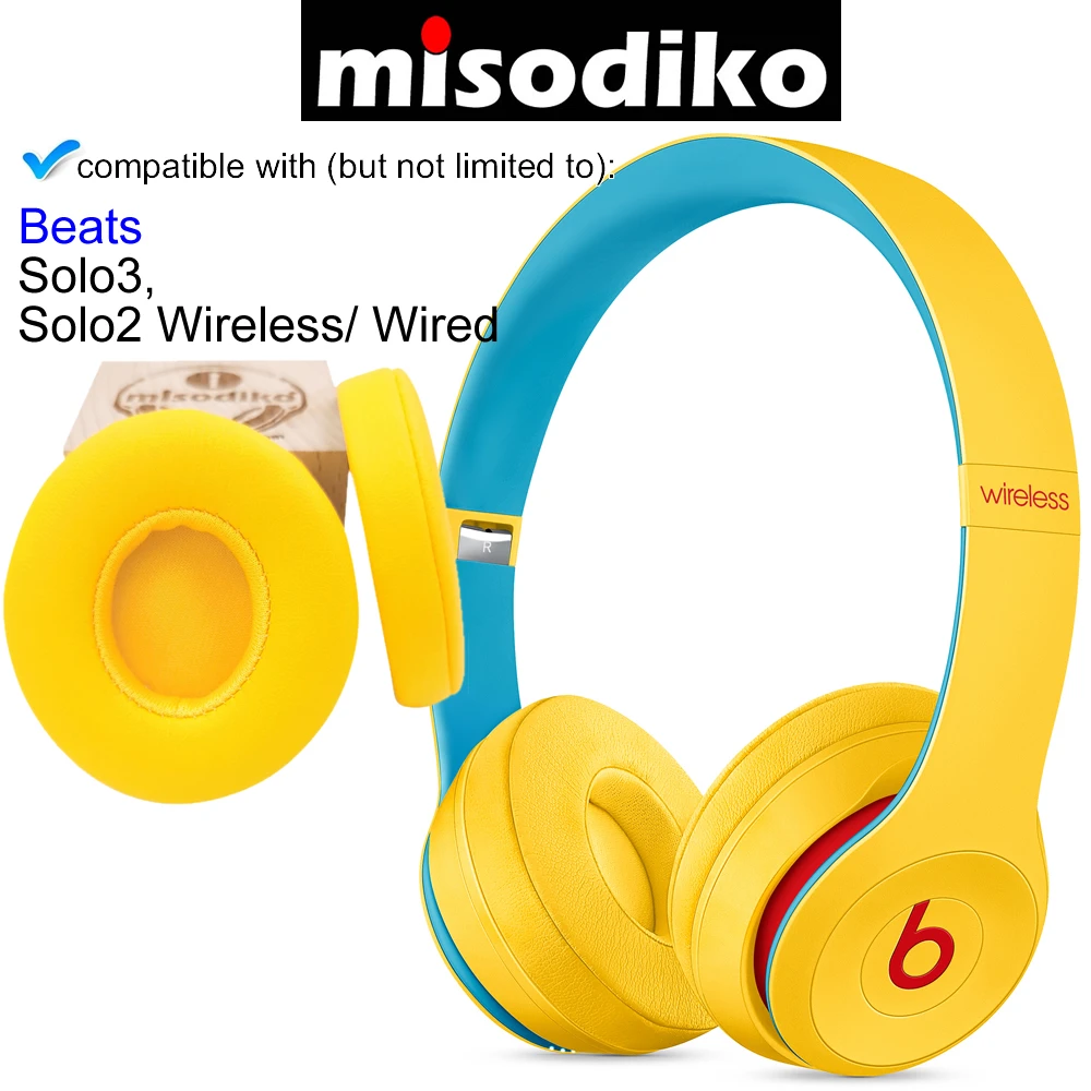 Наушники амбушюры misodiko набор подушек для Beats by Dre Solo3 проводные/беспроводные
