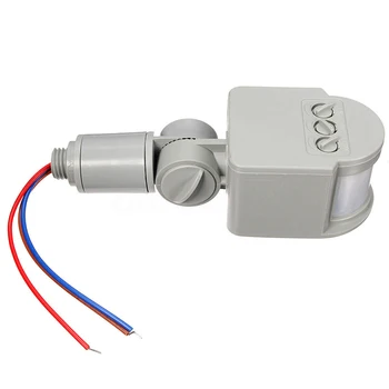 

140 ° LED Outdoor AC 85-265V Infrared PIR Motion Sensor Detector Light Switch Replacement Lighting Accessories