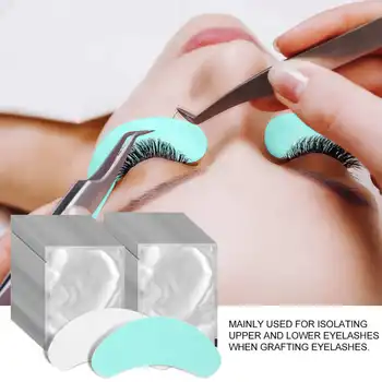 

100 Pairs False Eyelash Grafting Isolation Pad Disposable Eyelash Extension Patch Makeup Tool Kits Comestic Tool Accessories