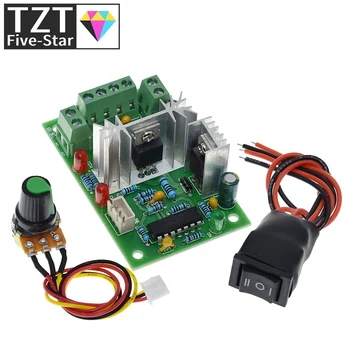 

TZT DC 10-60V Motor Speed Control Regulator PWM Motor Speed Controller Switch 20A Current Regulator High Power Drive Module