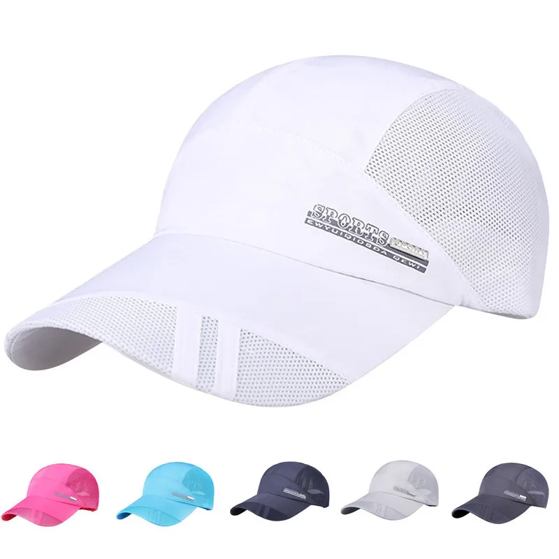 

Men Baseball Cap Adult running cap Mesh Hat Quick-Dry Collapsible Sun Hat Outdoor Sunscreen breathable Women caps Gorras #L20