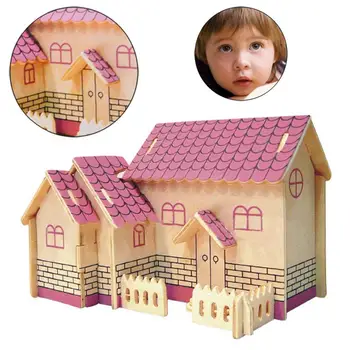 

DIY 3D Puzzle Purple Cottage