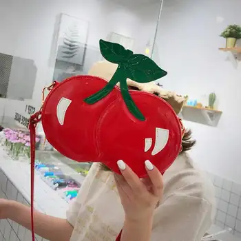 

2020 Small Stylish Creative Transparent Cherry Girl Crossbody Bag