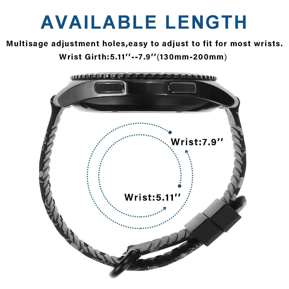 Силиконовый ремешок для часов с принтом для huawei Watch GT 2 46 мм/GT2 Active 46 м Смарт-часы 22 мм ремешок для samsung galaxy S3