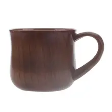 Продвижение- деревянная чашка первобытная ручная работа из натурального дерева Кофе Чай пиво сок молоко кружка дерево-цвет B(150 мл