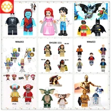 Набор распродажа ужасов Джек Скеллингтон Салли странные вещи Ghostbusters Alien E.T C-p3o R2D2 полоса строительные блоки детские игрушки