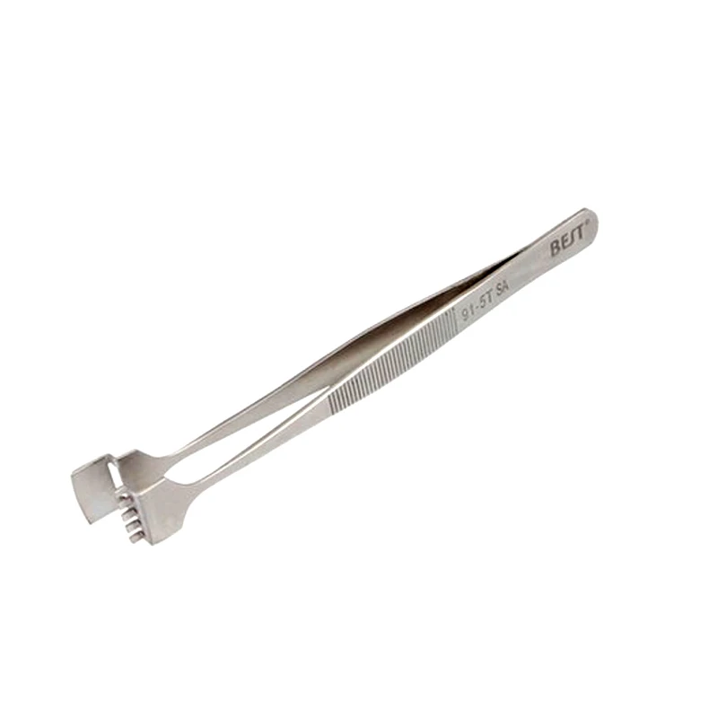 

BEST BST-91-5T SA Professional 302 Stainless Steel Wafer Tweezer Repair Tools for Silicon Wafer Protable High Hardness