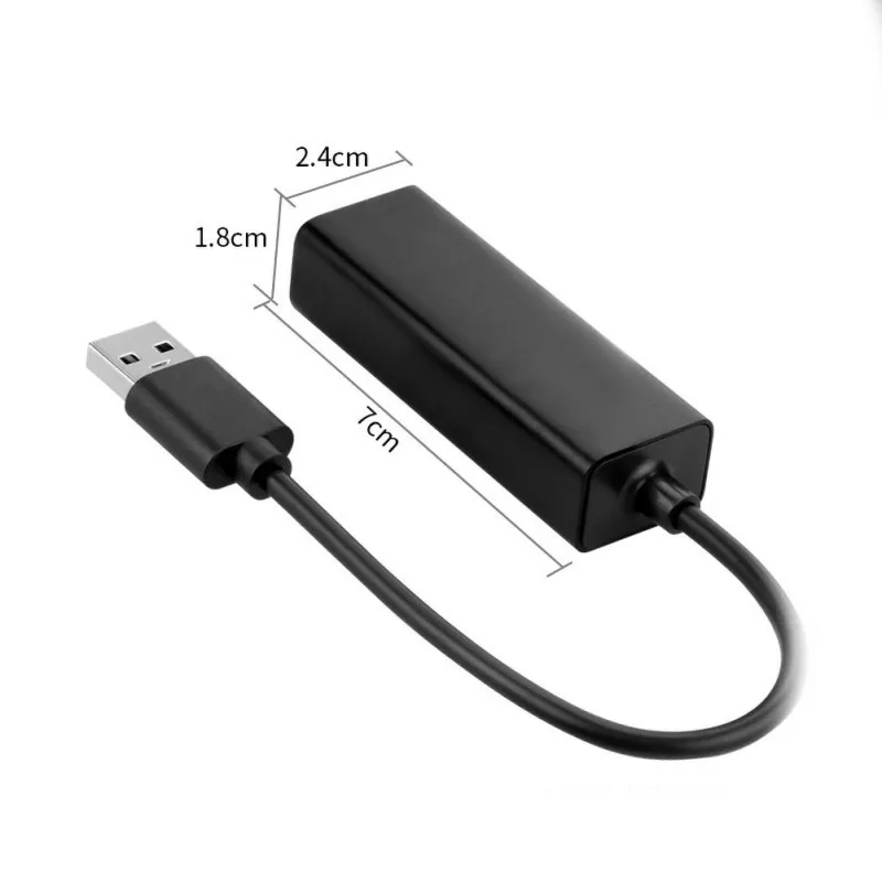 

Network Card 100M USB RJ45 Wired Ethernet LAN Adapter Converter For Wii