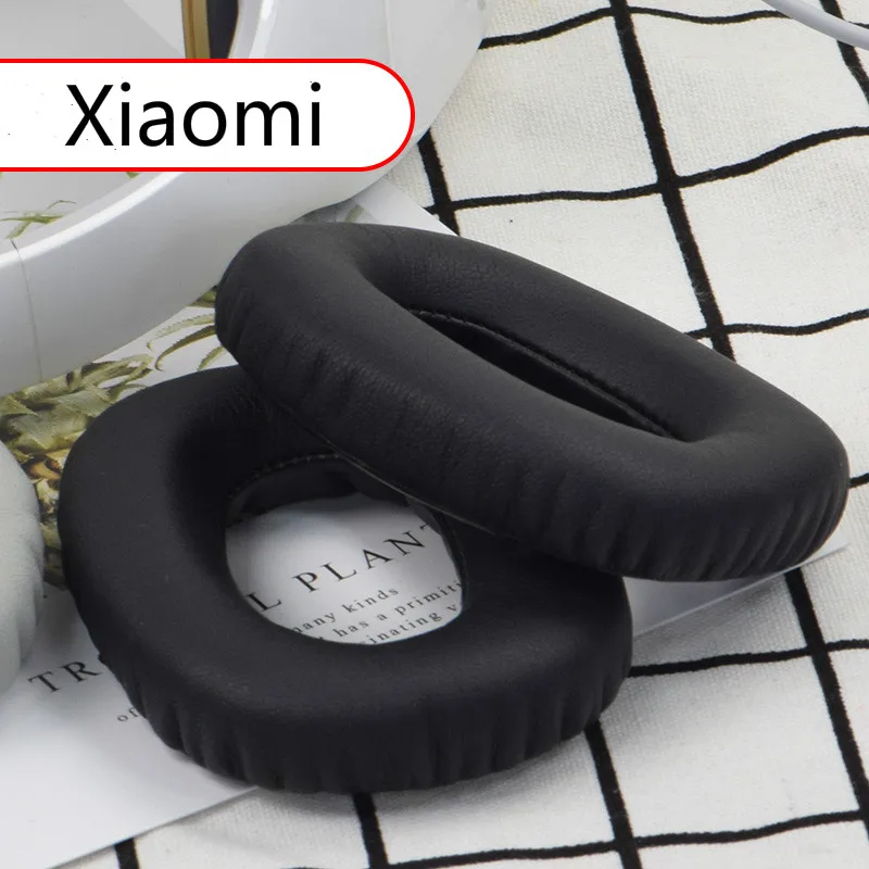Пена для гарнитуры Cusion Сменные подушечки для наушников Xiaomi Youth Edition подушечки мягкие протеиновые губки удобные - Цвет: black