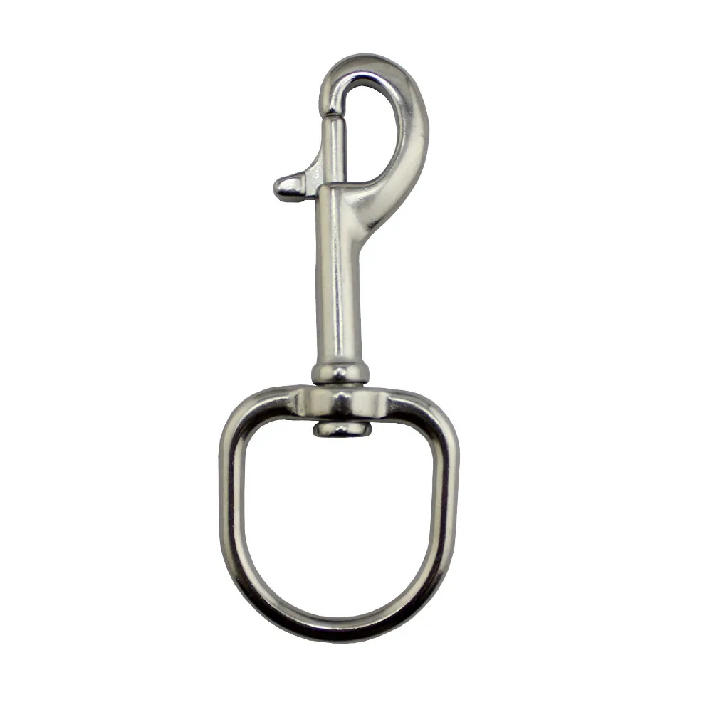 

5pcs Single Ended Swivel Eye Bolt Snap Hook Clip for Scuba Diving Free Diving Kayak Boat Paddle Leash Accessories