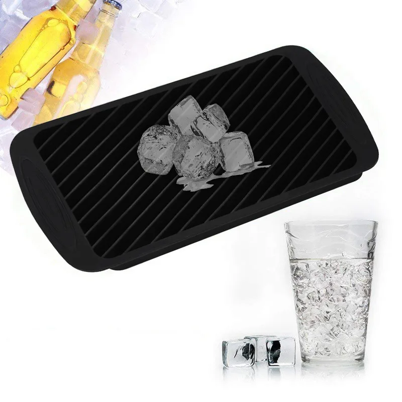 Cross Grain Bar Ice Ball Hockey Special Cube Maker Silicone Tray Glacon Cake Decorating Tool Gadgets Kitchen Accessories |