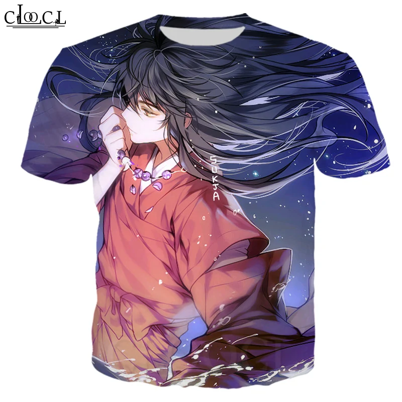 CLOOCL Inuyasha мультфильм аниме футболка 3D печать мужчины женщины короткий рукав