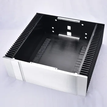 

Size W430 H150 D365 Aluminum Home Audio Decoder Chassis Power Amplifier Rear Class A DIY Shell AMP Enlcosure Preamplifier Case