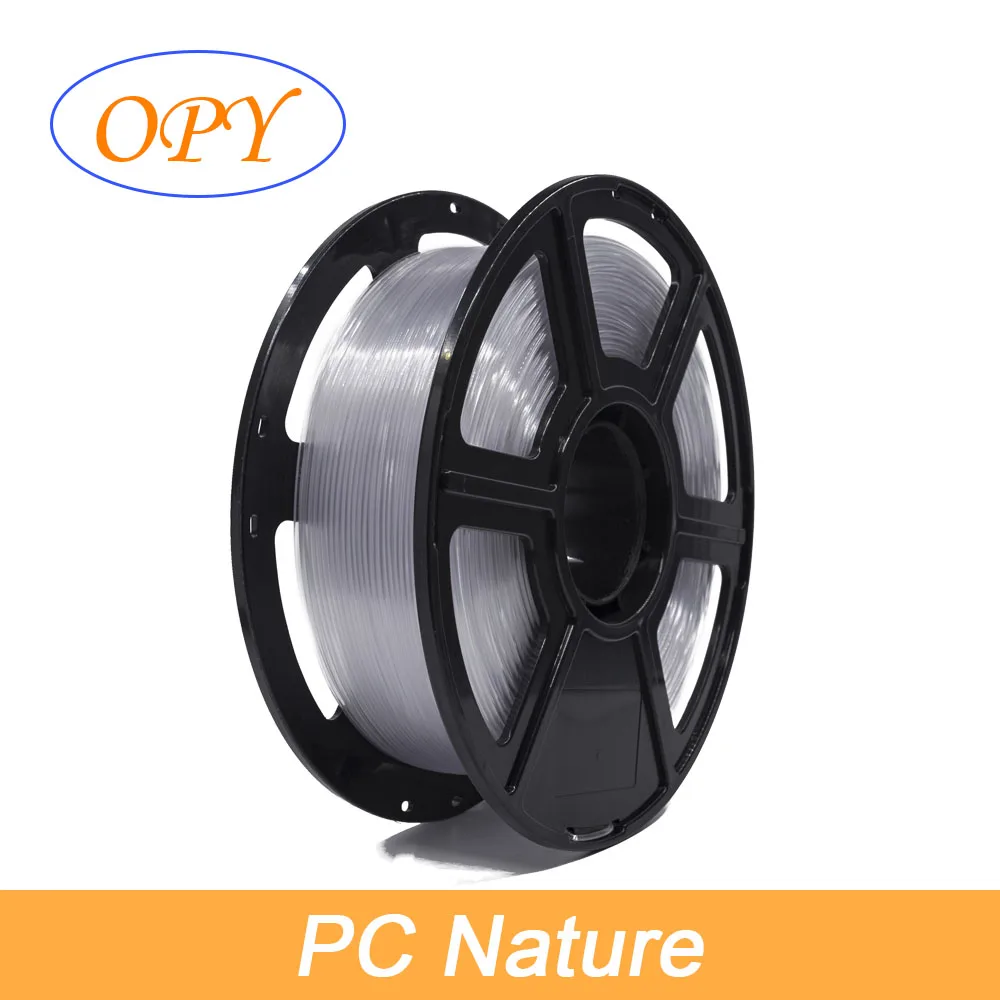 petg transparent Pc Polycarbonate Printing Filament Function Material monolithic Coil Transparent Strong Tough Anti Fire 1.75Mm Extrusion Model 3D Printing Materials 3D Printing Materials